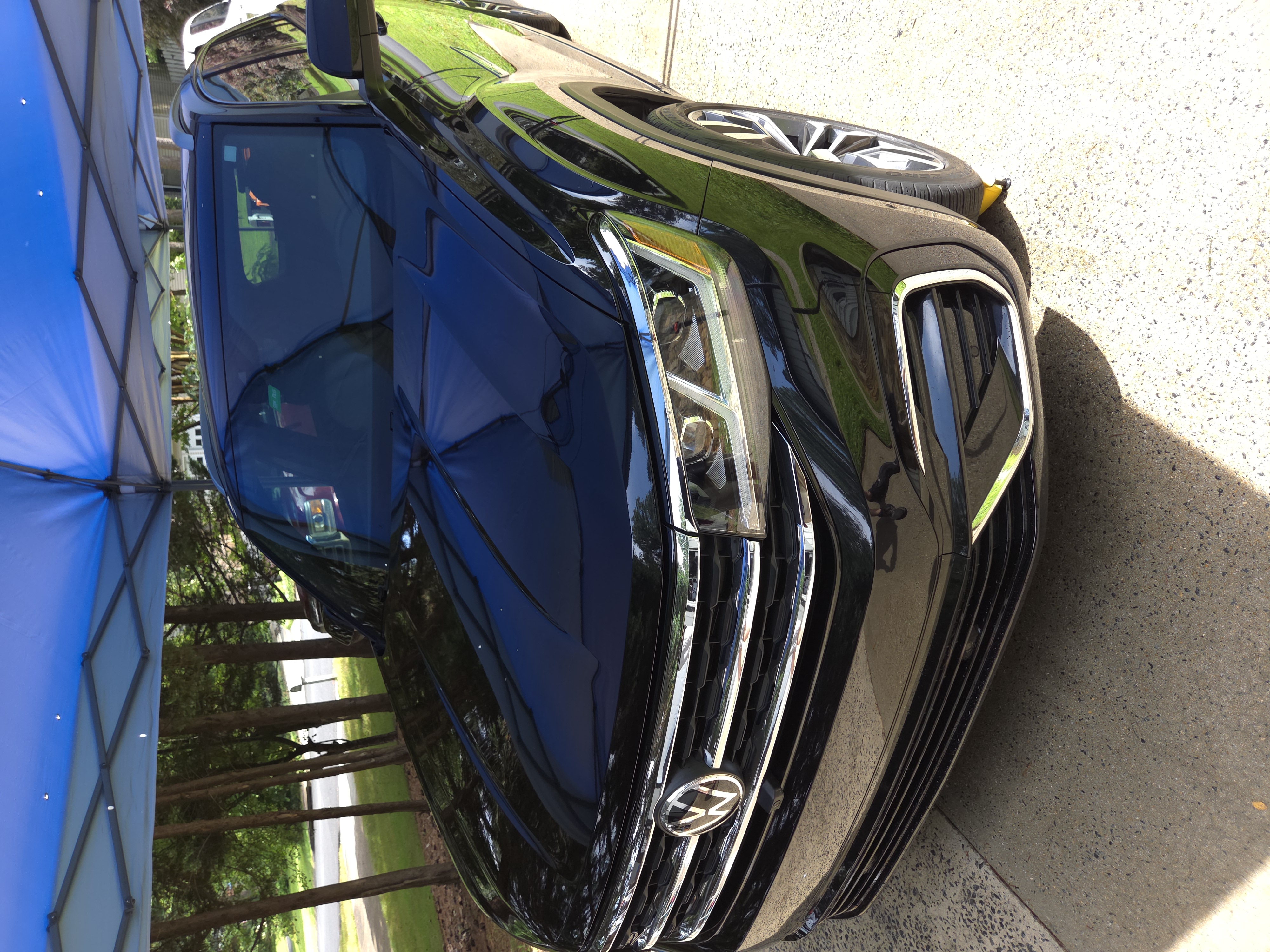VW Atlas exterior after full detail — Southern Cut Detailing